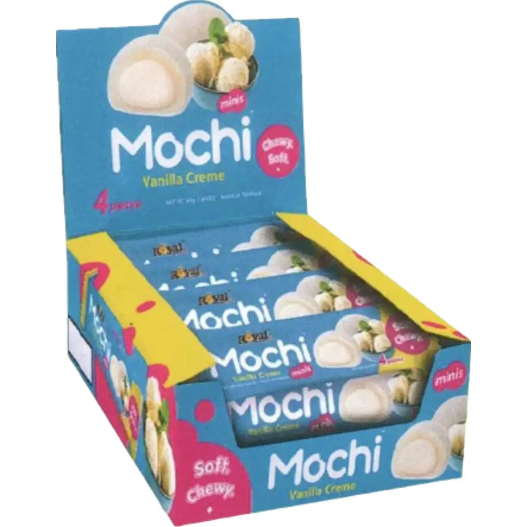 Royal Family Mini Mochi Vanilla Creme 40g, case 12ct - mochi