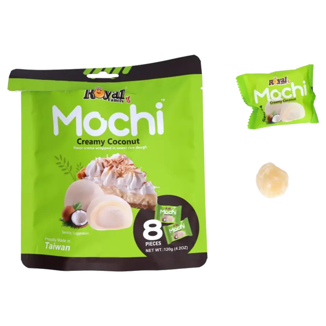 Royal Family - Mochi Creamy Coconut 8ea-120g - mochi