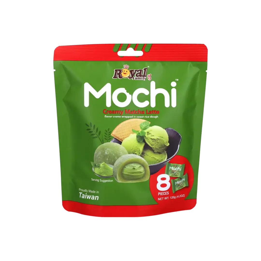 Royal Family - Mochi Creamy Matcha Latte 8ea-120g - mochi