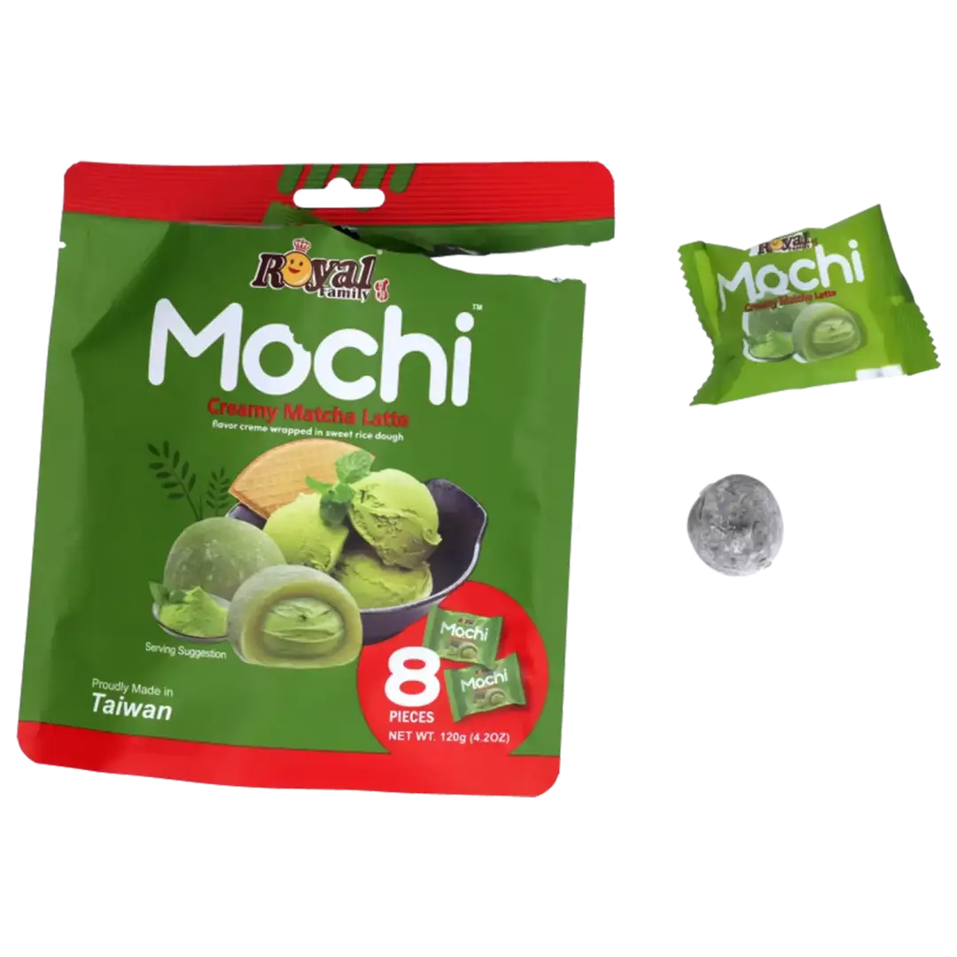 Royal Family - Mochi Creamy Matcha Latte 8ea-120g - mochi