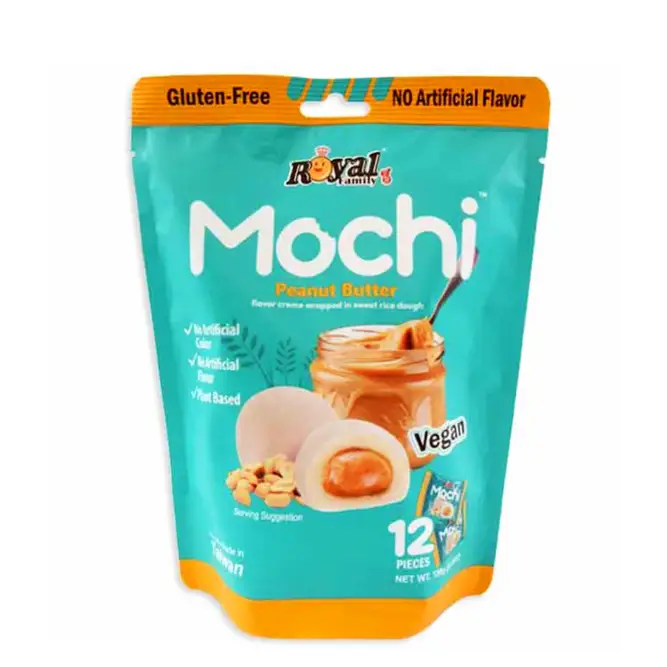 Royal Family - Mochi Peanut Butter 12ea- 180g - mochi