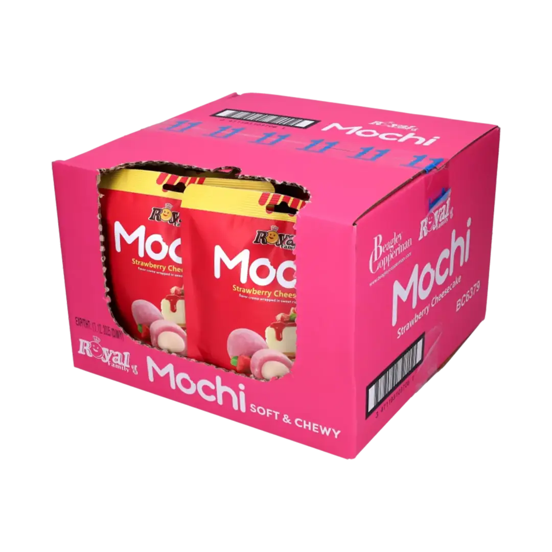 Royal Family - Mochi Strawberry Cheese Cake 8ea-120g - mochi