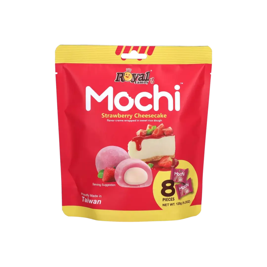 Royal Family - Mochi Strawberry Cheese Cake 8ea-120g - mochi
