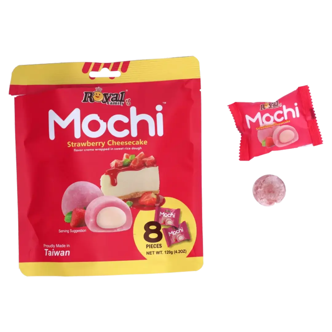 Royal Family - Mochi Strawberry Cheese Cake 8ea-120g - mochi