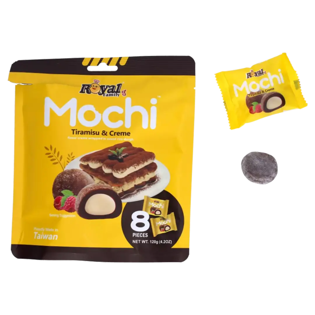 Royal Family - Mochi Tiramisu & Creme- 8ea 120g - mochi