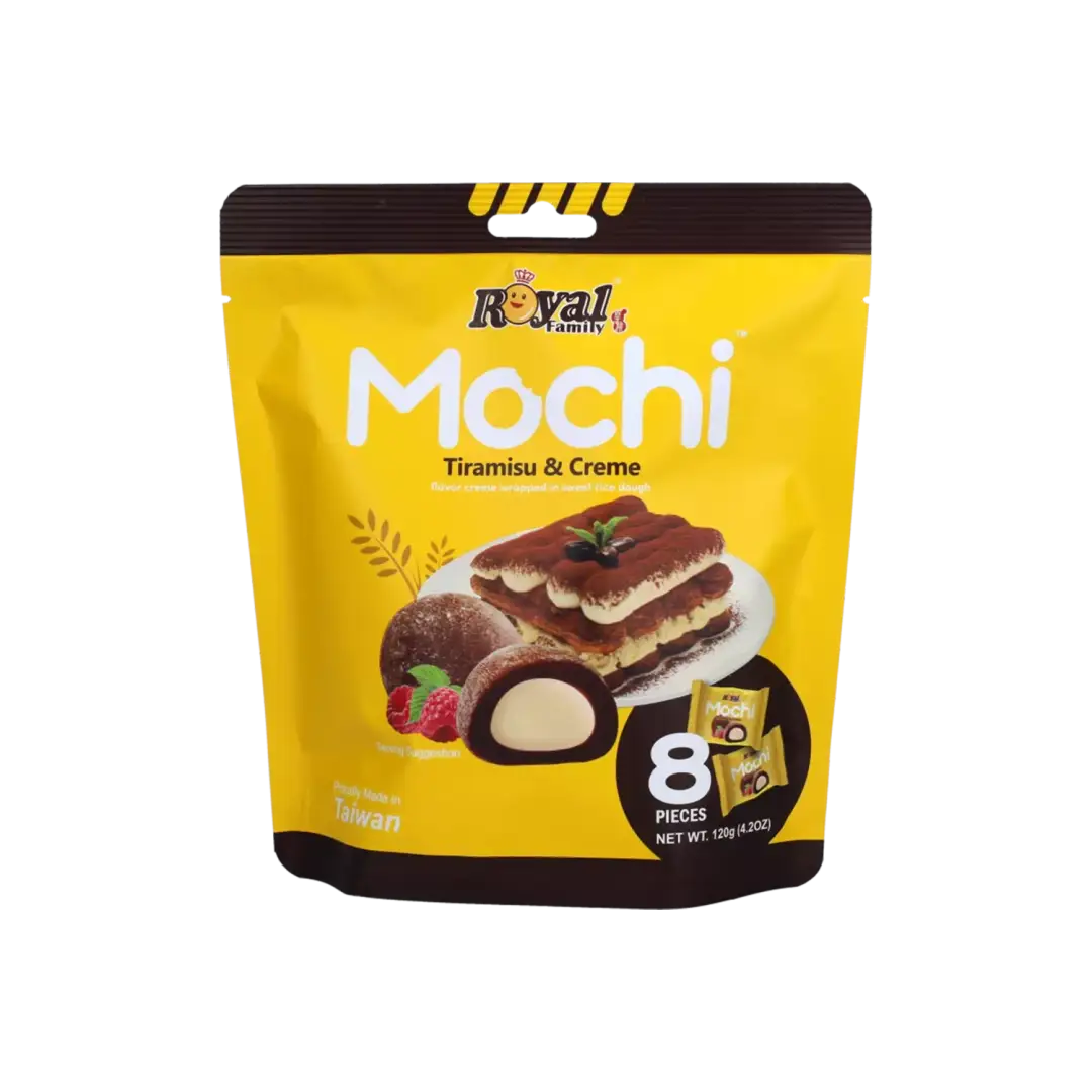 Royal Family - Mochi Tiramisu & Creme- 8ea 120g - mochi