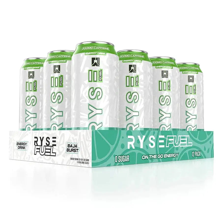 Ryse Fuel Baja Burst Original Energy Drink 16floz 12 pack