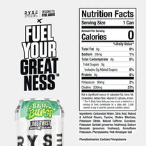Ryse Fuel Baja Burst Original Energy Drink 16floz 12 pack