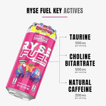 Ryse Fuel Ring Pop Berry Blast Original Energy Drink 16floz
