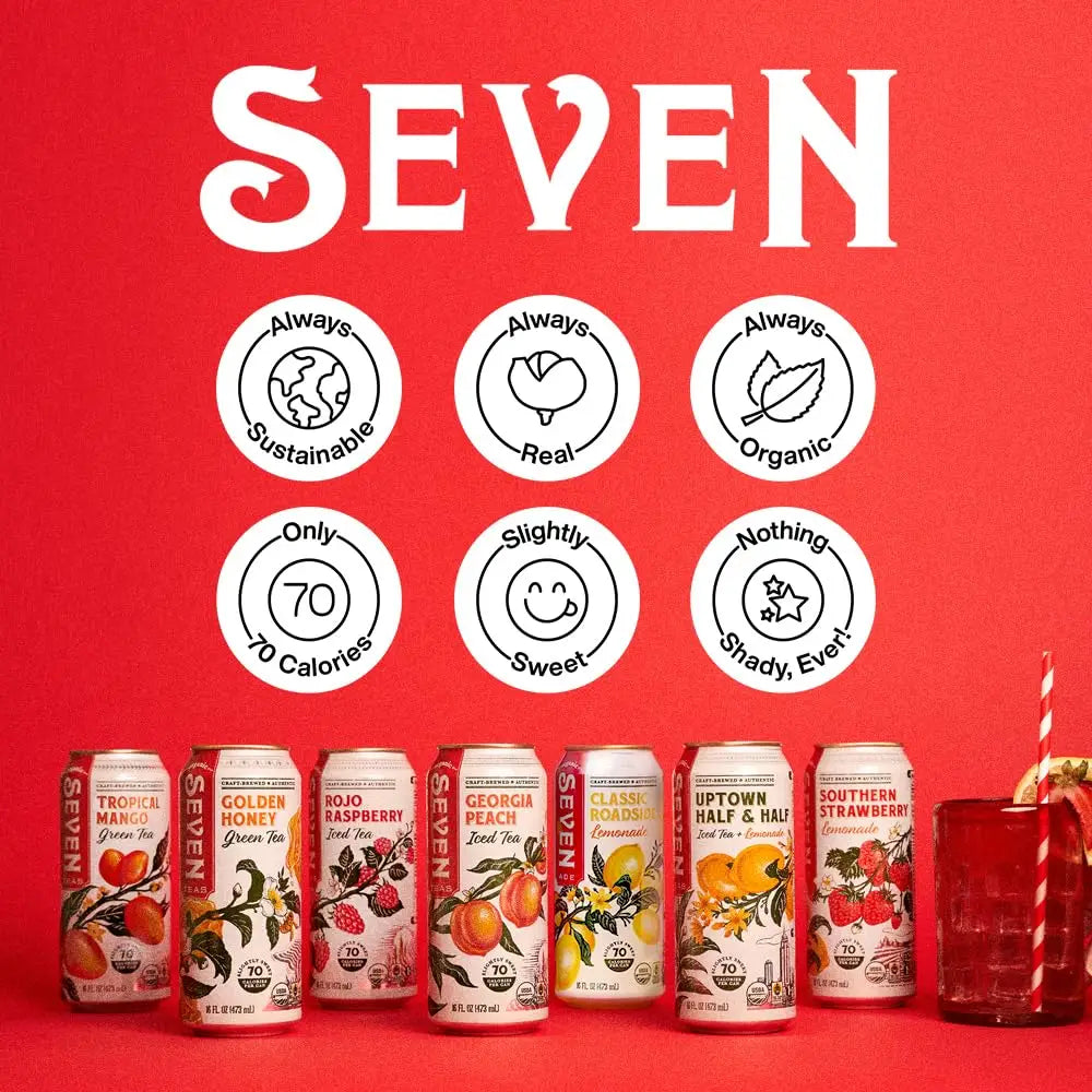 Seven Teas Classic Roadside Lemonade 16fl oz 473ml-Case