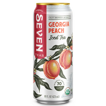 Seven Teas Georgia Peach Iced Tea 16fl oz 473ml-Case 12ct