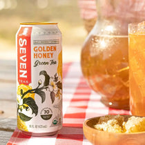 Seven Teas Golden Honey Green Tea + Ginseng 16fl oz