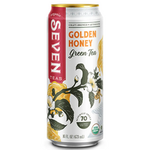Seven Teas Golden Honey Green Tea + Ginseng 16fl oz