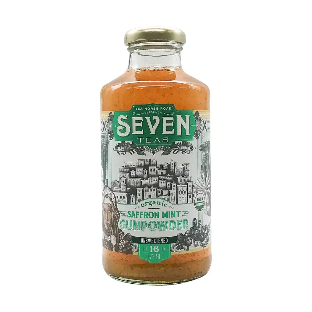 Seven Teas Moroccan Mint Tea 16 fl oz case 12ct - Tea