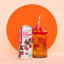 Seven Teas Rojo Raspberry Iced Tea 16fl oz 473ml-Case 12ct