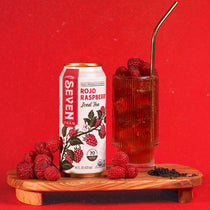 Seven Teas Rojo Raspberry Iced Tea 16fl oz 473ml-Case 12ct