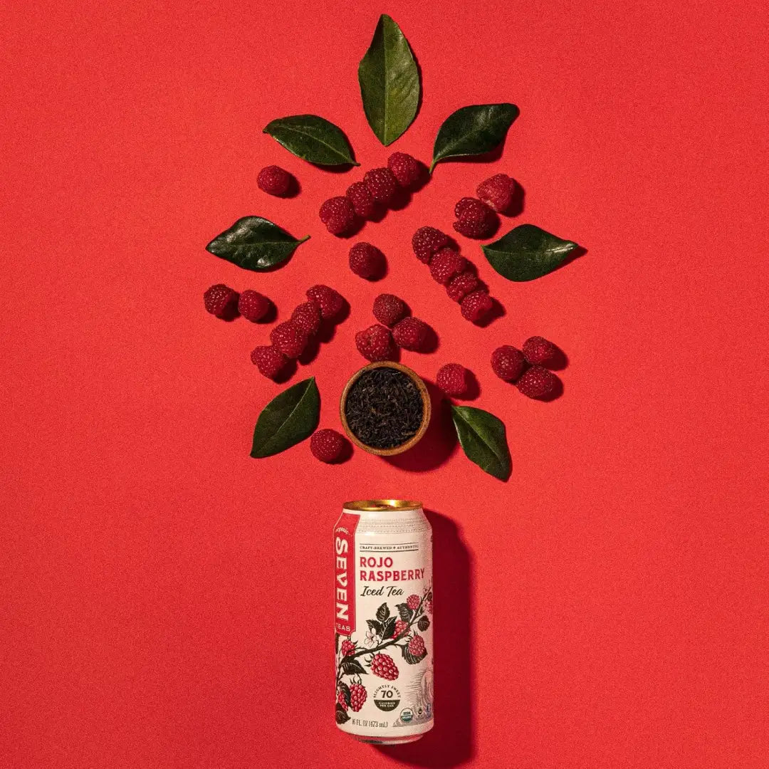 7. Select Raspberry Tea Seven Teas Rojo Raspberry Iced Tea 16fl oz 473ml-Case 12ct - Echo Sales ...