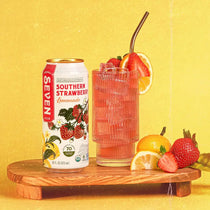 Seven Teas Southern Strawberry Lemonade 16fl oz 473ml-Case