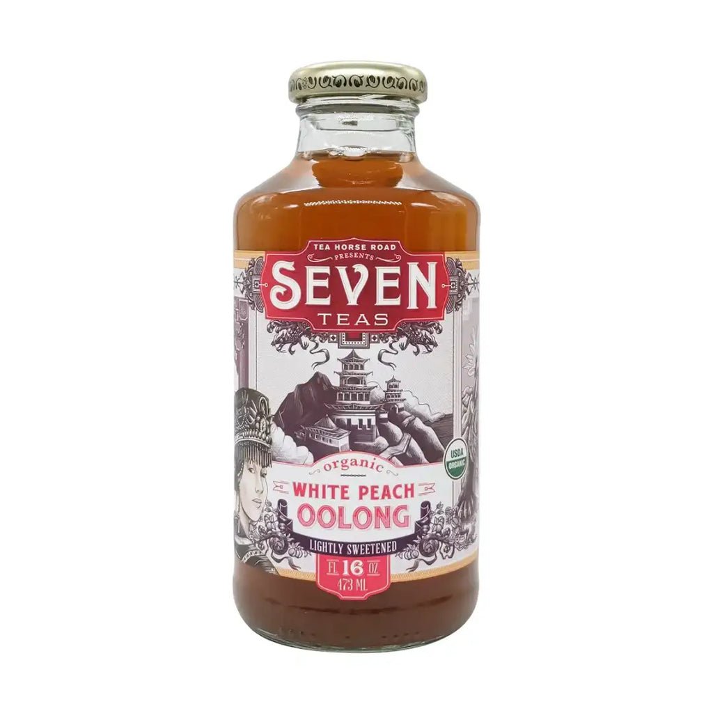 Seven Teas White Peach Oolong 16 fl oz case 12ct - Tea