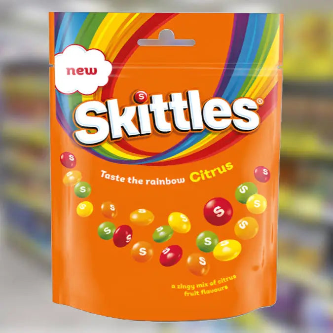 Skittles Citrus bag 135g- Case 15 count - Candy