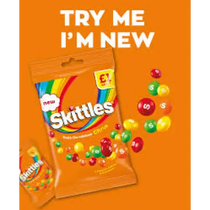 Skittles Citrus bag 135g- Case 15 count - Candy