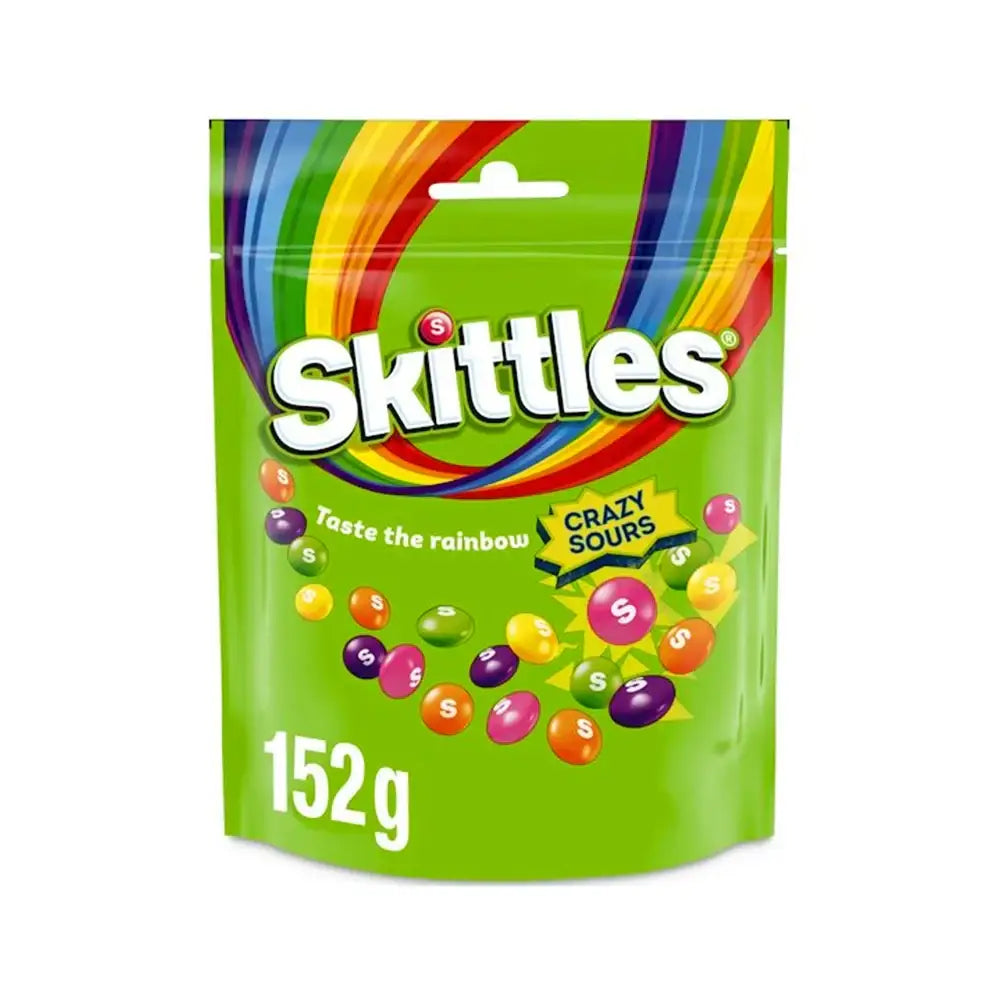 SKITTLES Crazy Sours Bag 152g case 15 - candy