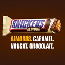 Snickers Almond Chocolate Candy Bars 1.76 Oz 24 Pieces