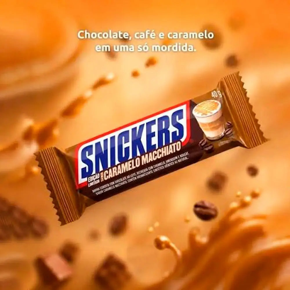 Snickers Caramel Macchiato Coffee Flavour Peanut Nougat