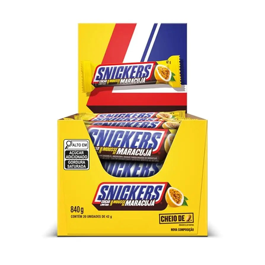 Snickers Mousse De Maracuja Passion Fruit (Brazil) - 42g