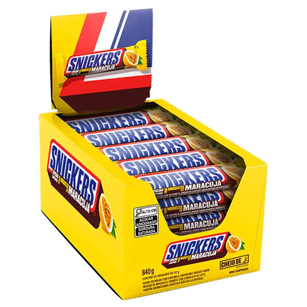Snickers Mousse De Maracuja Passion Fruit (Brazil) - 42g