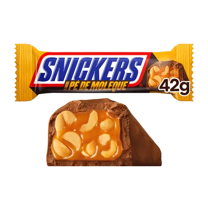 Snickers Pe De Moleque Peanut Brittle (BRAZIL) - 42g case
