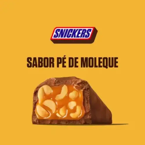 Snickers Pe De Moleque Peanut Brittle (BRAZIL) - 42g case