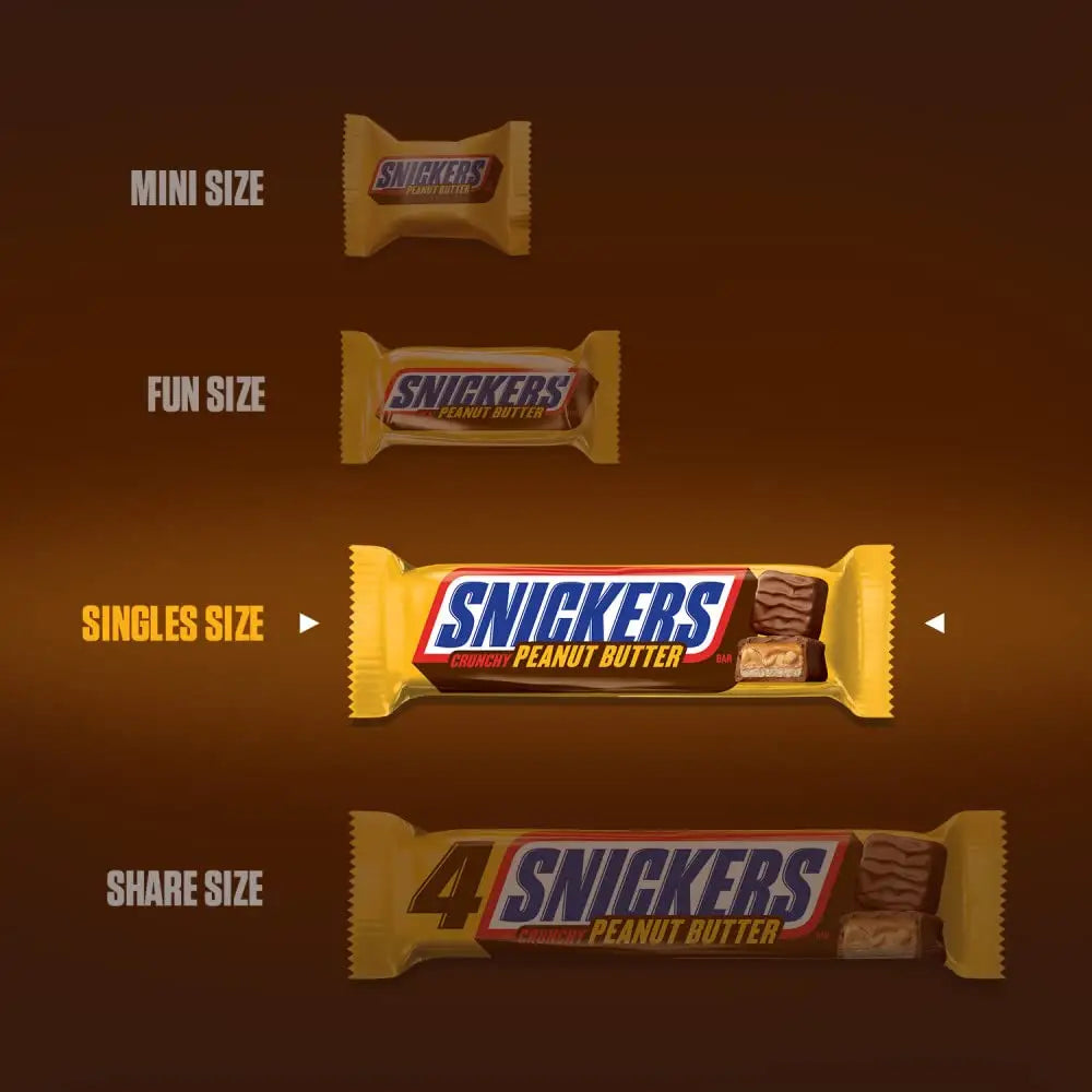 SNICKERS Peanut Butter Squared Singles Size Chocolate Candy