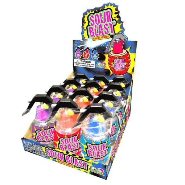 Sour Blast Candy- Exclusive Brands Spray 57g 12 count