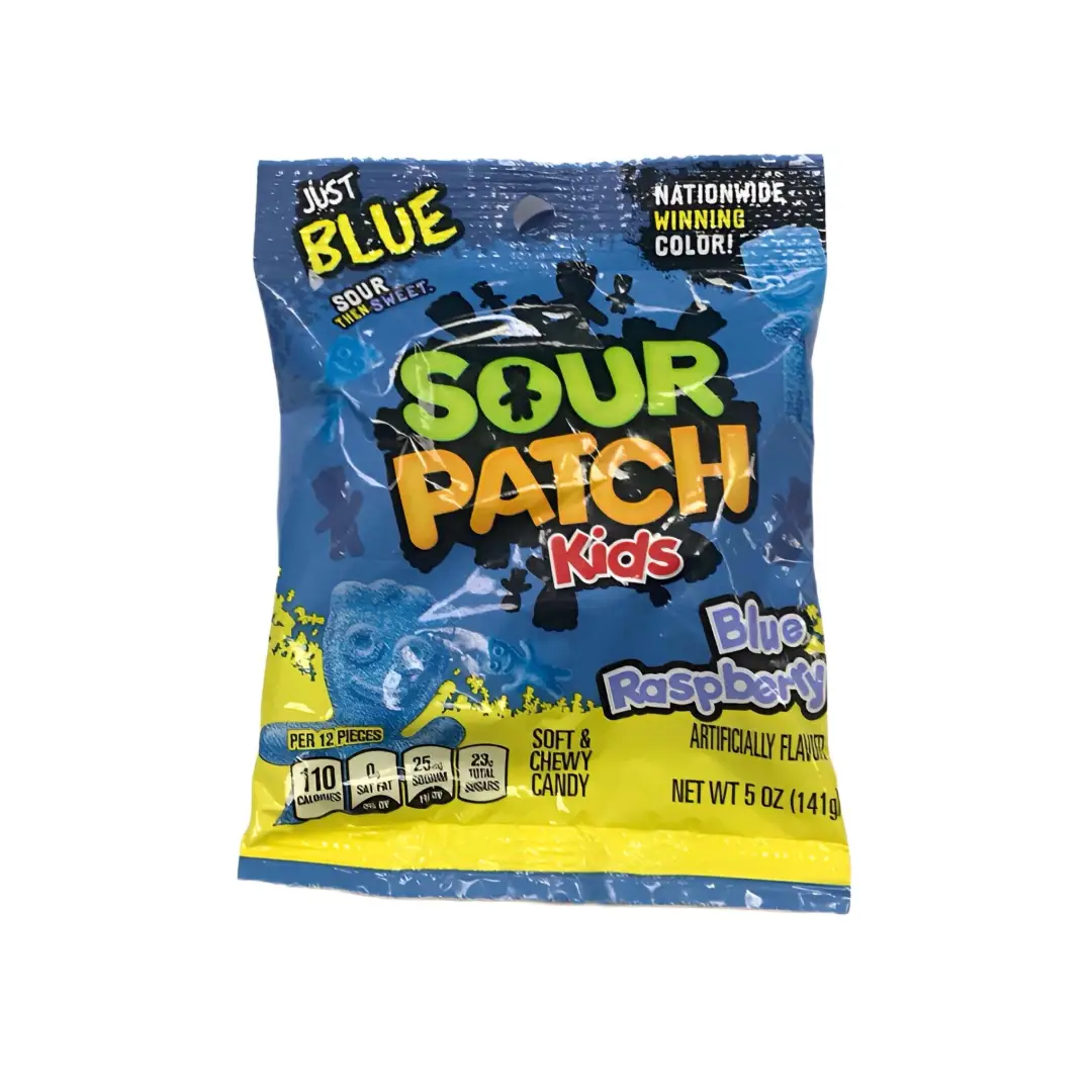 Sour Patch Kids Blue Raspberry 102g sold as each - candy Main image