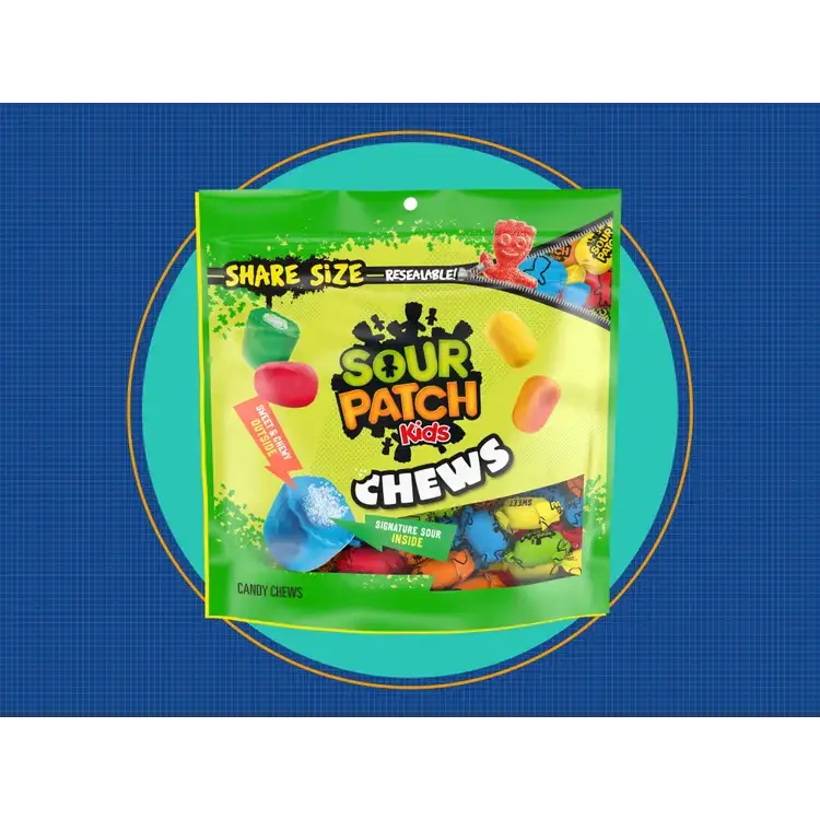 Sour Patch Kids Chews Assorted - 2.12oz/65g - candy