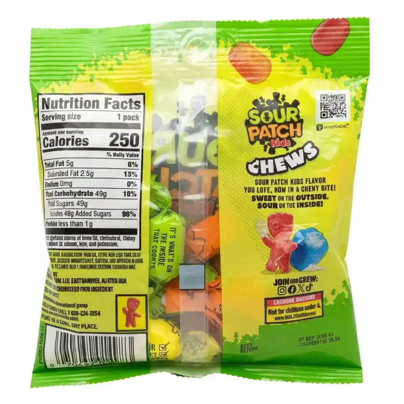 Sour Patch Kids Chews Assorted - 2.12oz/65g - candy