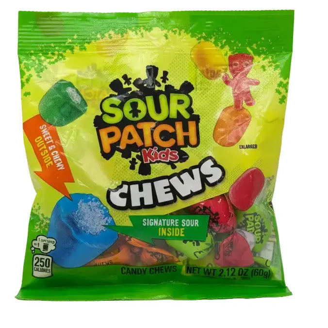 Sour Patch Kids Chews Assorted - 2.12oz/65g - candy