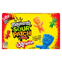 Sour Patch Kids Extreme Sour Gummies 100g case 12 ct - candy