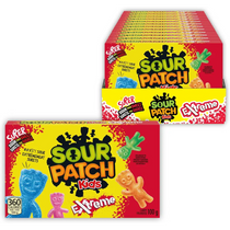 Sour Patch Kids Extreme Sour Gummies 100g case 12 ct - candy