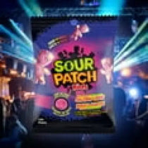 SOUR PATCH KIDS Glow Ups Strawberry-Watermelon Soft & Chewy