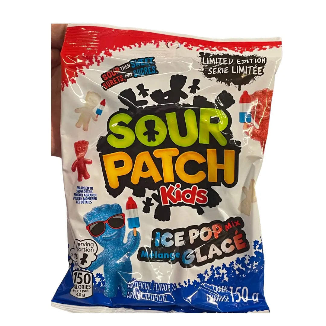 Sour Patch Kids Ice Pop 150g bag