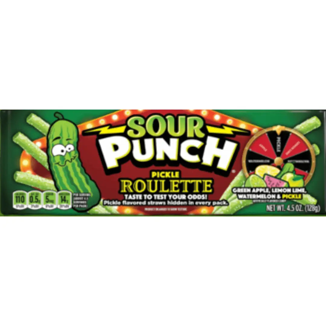 Sour Punch Pickle Roulette King Size 12×4.5oz