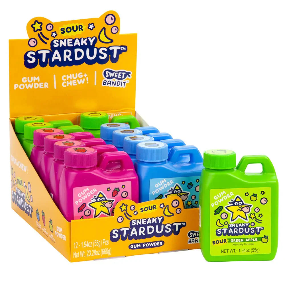 SOUR SNEAKY STARDUST 12x1.94 OZ GW - candy