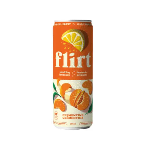 Flirt Sparkling Clementine Lemonade 12 x 355ml lemonade