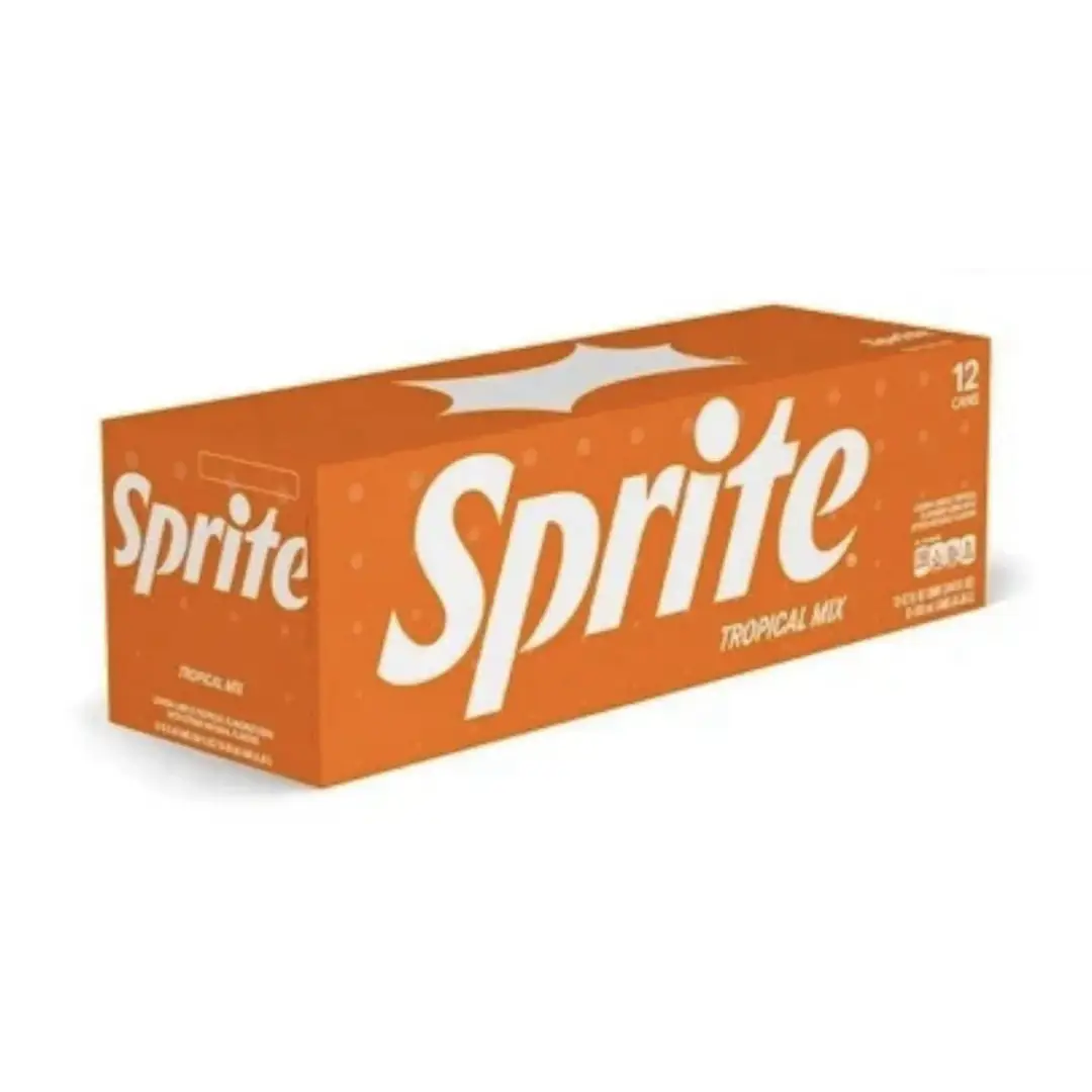 Sprite Tropical 12floz/355ml 12 pack soda