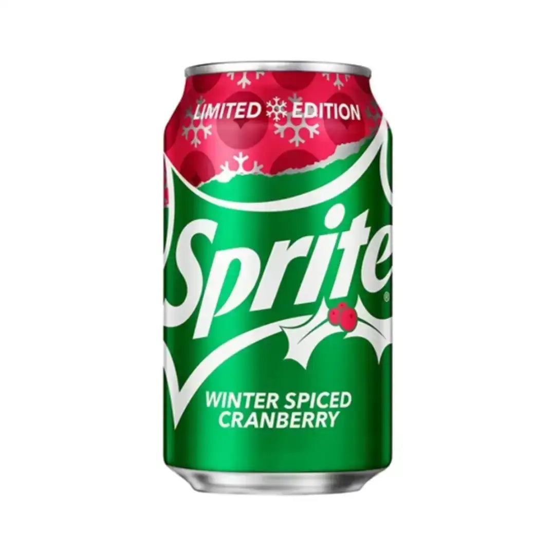 Sprite Winter Spiced Cranberry - 12oz/355ml can -Case of 12
