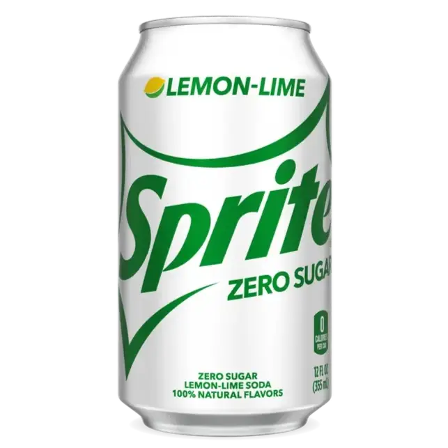 Sprite Zero Sugar Lemon-Lime Soda 12 Cans X 355 Ml 12 fl oz