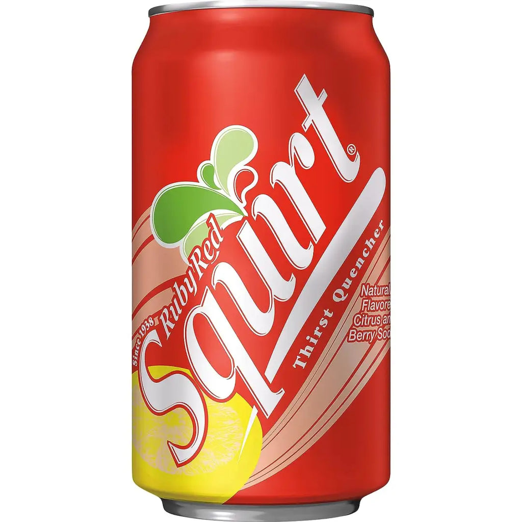 Squirt Ruby Red Grapefruit Soda 12 fl oz cans 12 pack - Soda