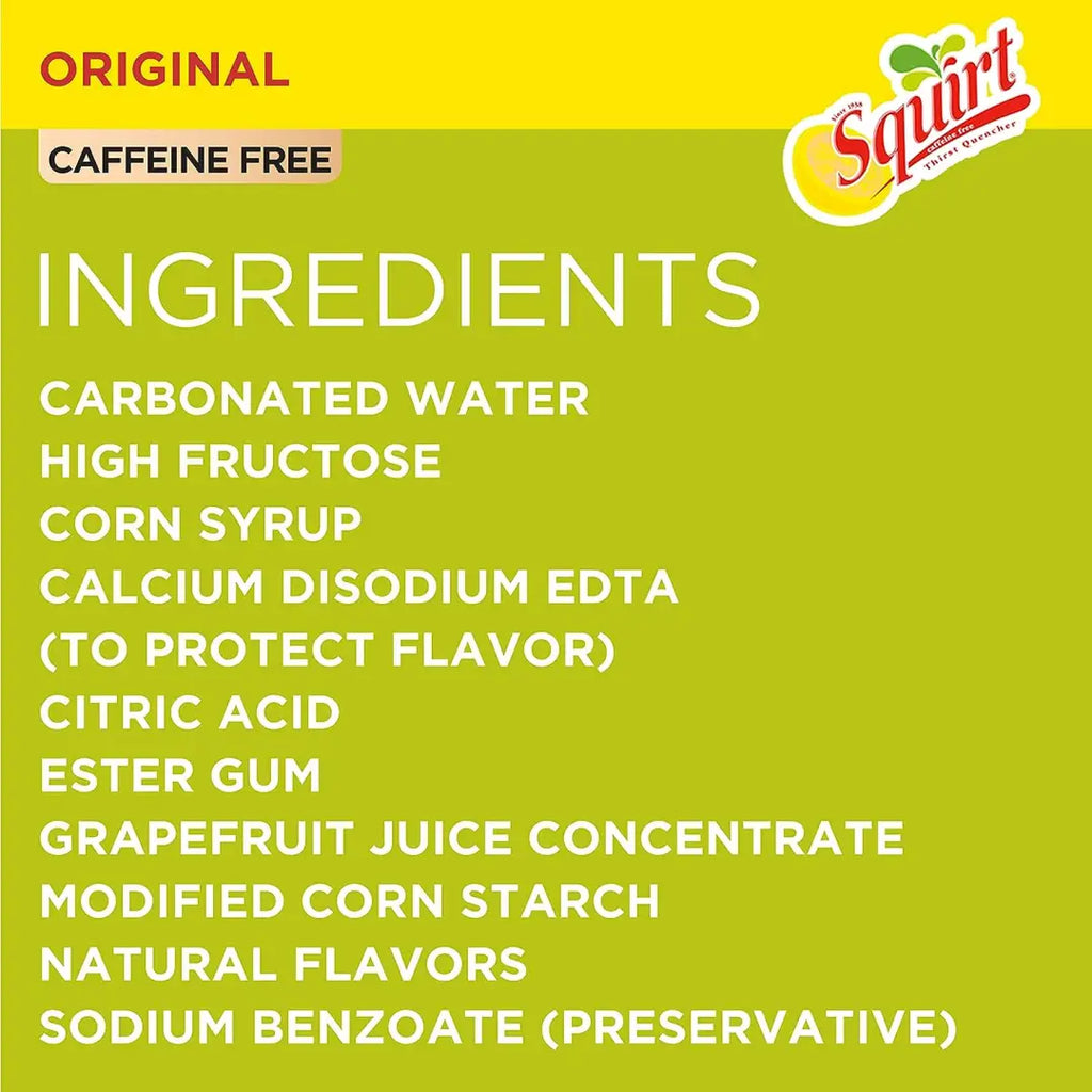 Squirt Soda Grapefruit 12 Fl Oz Cans 12 Pack - Soda